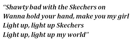 skechers lyrics dripreport